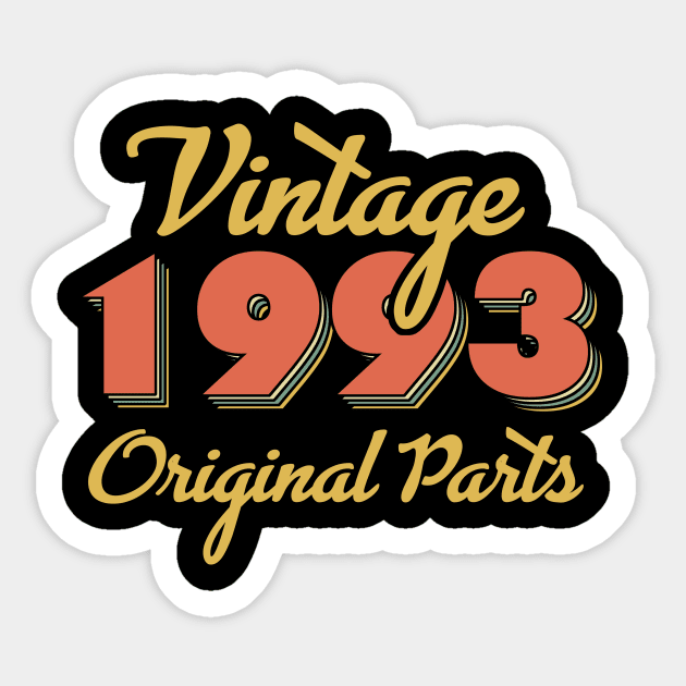 Vintage 1993 Gift Sticker by thuden1738